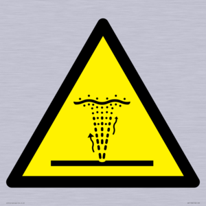 W515 Warning: Geyser (water/air) water jet